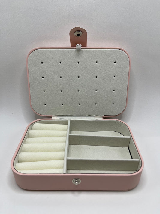 Porta Joias Portátil- Bege