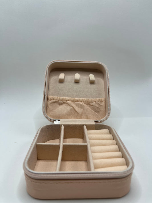 Mini Porta Joias - Bege Claro