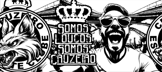 Copo Térmico Personalizado em 360°- (Cruzeiro)-473ml