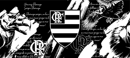 Copo Térmico Personalizado em 360°- (Hino do Flamengo)-473ml