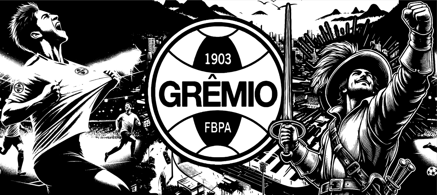 Copo Térmico Personalizado em 360°- (Grêmio)-473ml