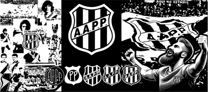 Copo Térmico Personalizado em 360°- (Ponte Preta)-473ml