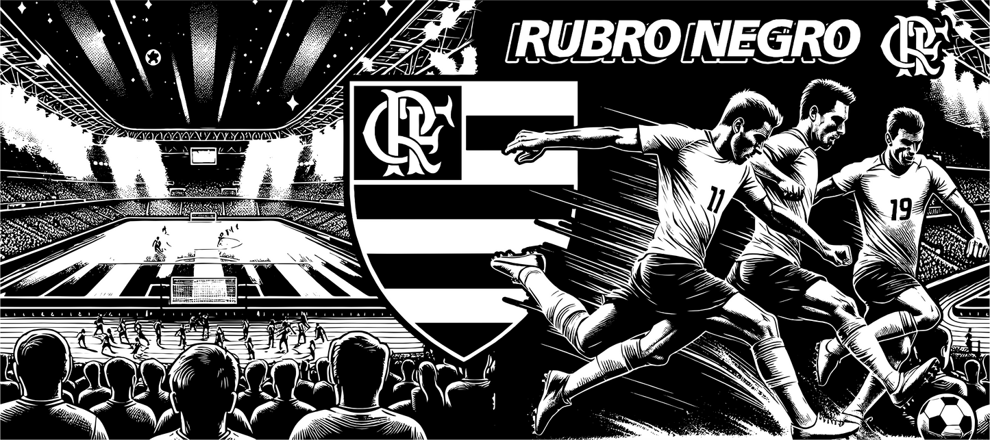 Copo Térmico Personalizado em 360°- (Rubo Negro)-473ml