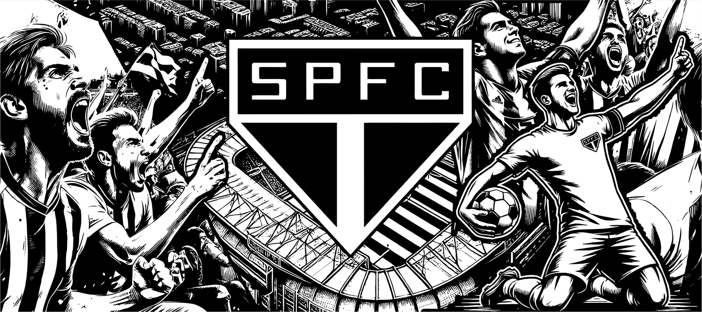 Copo Térmico Personalizado em 360°- (São Paulo 2)-473ml