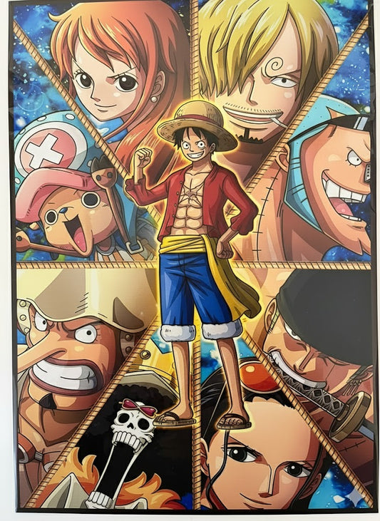 Quadro Decorativo em MDF - Bando do Chapéu de Palha