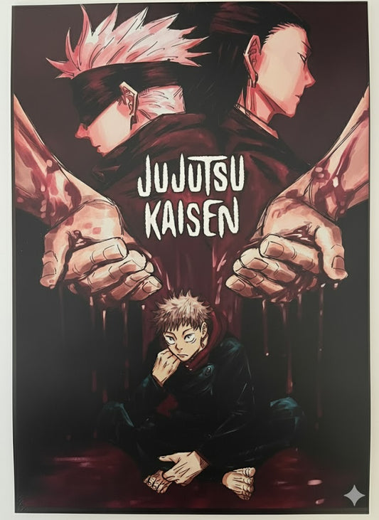 Quadro Decorativo em MDF - Jujustu Kaisen